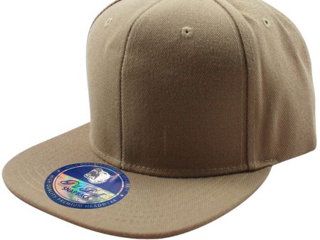 PB104 [KHAKI] ACRYLIC SNAPBACK HATS Discount