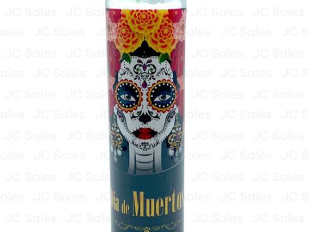 WHOLESALE VELADORA RELIGIOUS CANDLE DIA DE MUERTOS DAMA SOLD BY CASE Hot on Sale