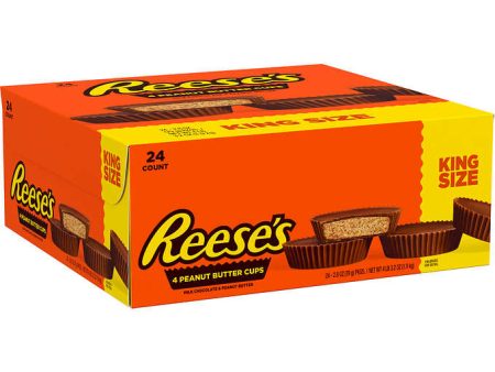 Reese s Peanut Butter Cups King Size, 2.8oz, 24ct For Cheap