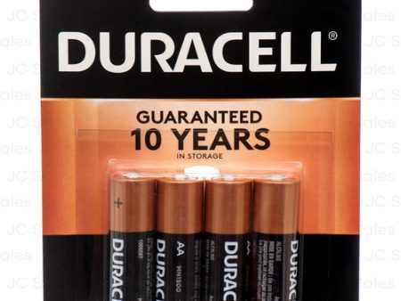 WHOLESALE DURACELL BATTERY AA-4PACK SOLD BY CASE For Discount