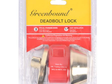 WHOLESALE LOCK DEAD BOLT SINGLE #33384 SOLD BY CASE Hot on Sale