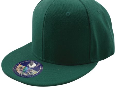 PB104 [D.GREEN KELLY] ACRYLIC SNAPBACK HATS For Discount