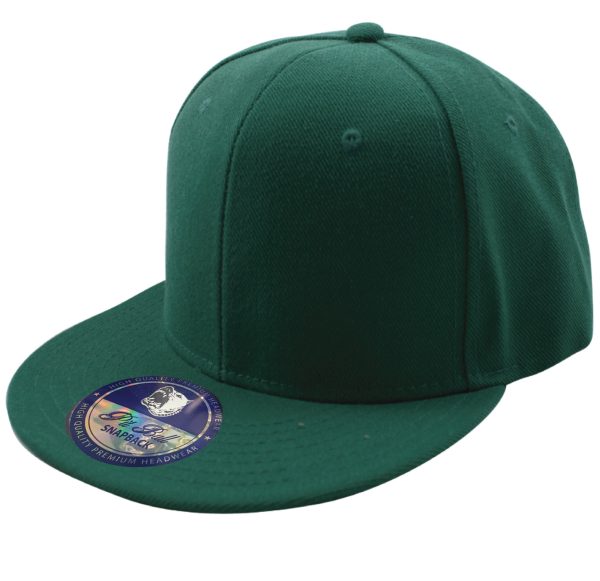 PB104 [D.GREEN KELLY] ACRYLIC SNAPBACK HATS For Discount