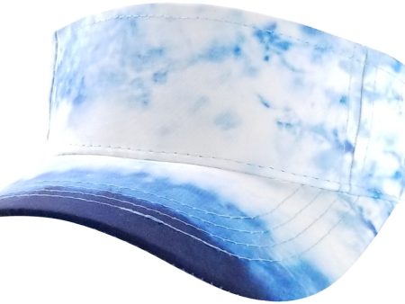 PB257 [ROYAL] TIE DYE SUN VISOR Online now