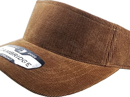 PB247 [BROWN] CORDUROY SUN VISOR HATS Supply