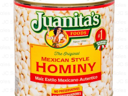 WHOLESALE JUANITAS HOMINY 25 OZ SOLD BY CASE Hot on Sale