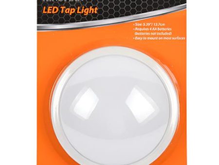 WHOLESALE KINGMAN LED SAFETY TAP LIGHT ROUND W  BATTERY OPERATED SOLD BY CASE Online Hot Sale