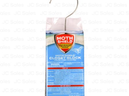 WHOLESALE MOTH SHIELD CLOSET BLOCK FRESH LINEN 5 OZ SOLD BY CASE on Sale