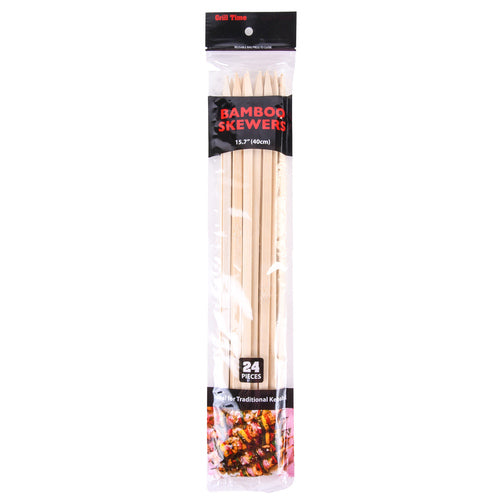 WHOLESALE 24CT FLAT BAMBOO SKEWERS 15.7 SOLD BY CASE For Cheap