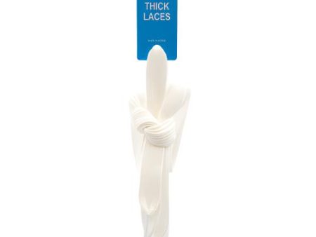 WHOLESALE SHOELACE THICK WHITE SOLD BY CASE Fashion