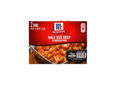 WHOLESALE MC ALUMINUM HALF SIZE PAN 2 PK SOLD BY CASE Supply