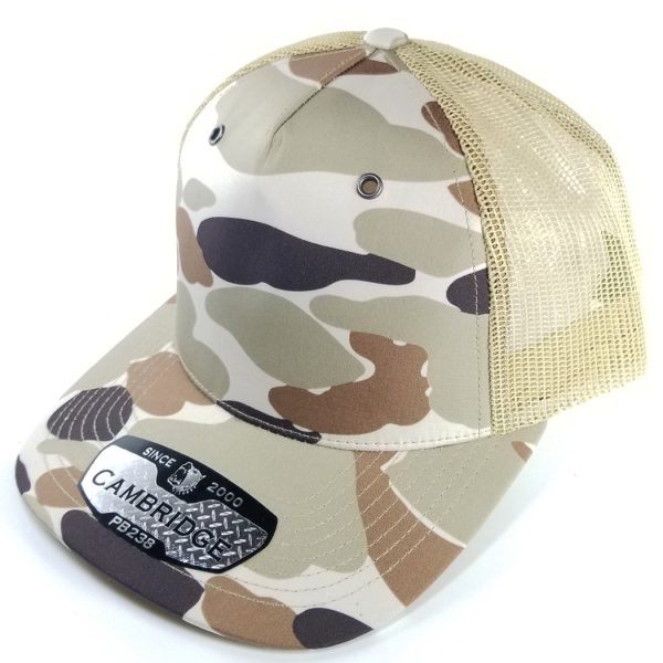 PB238 [KHAKI] CAMBRIDGE 5 PANEL SHINY CAMO TRUCKER Hot on Sale