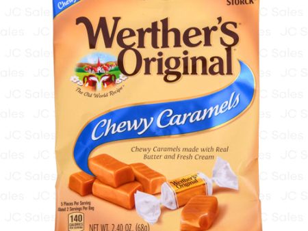 WHOLESALE WERTHER S ORIGINAL CHEWY  CARAMELS 2.40 OZ SOLD BY CASE Online Hot Sale