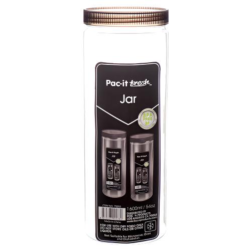 WHOLESALE PAC IT FRESH JAR BLACK 54OZ SOLD BY CASE on Sale