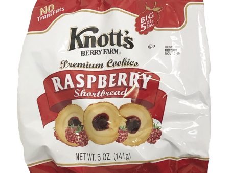 Knott s Berry Farm Premium Shortbread Cookies, Raspberry, 5oz 12ct For Discount