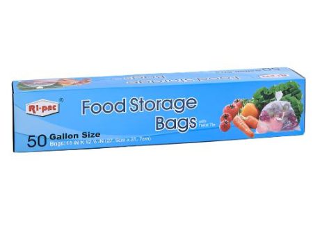 WHOLESALE RI-PAC FOOD STORAGE BAGS 50CT GALLON SOLD BY CASE Online Hot Sale