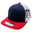 PB222T-NAVY-WHITE-RED CAMBRIDGE TRUCKER HAT Online