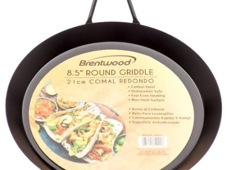 WHOLESALE BRENTWOOD 8.5 ROUND GRIDDLE SOLD BY CASE Cheap