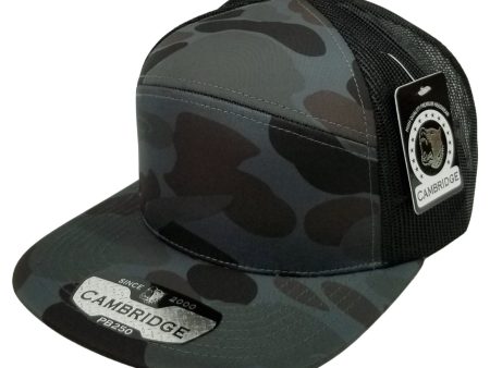 PB250 [D.GREY] SHINY CAMO CAMPER MESH TRUCKER Supply