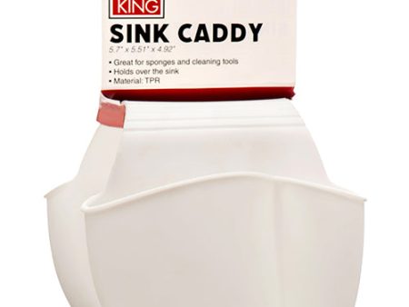 WHOLESALE TABLE KING SINK CADDY HOLDER WHITE SOLD BY CASE Online Hot Sale