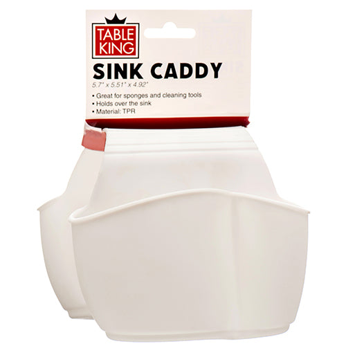 WHOLESALE TABLE KING SINK CADDY HOLDER WHITE SOLD BY CASE Online Hot Sale