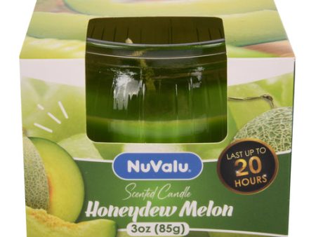 WHOLESALE NUVALU CANDLE TUMBLER 3 OZ HONEYDEW MELON SOLD BY CASE For Discount