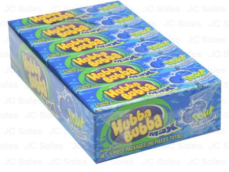 WHOLESALE HUBBA BUBBA SOUR BLUE RASPBERRY 5 PC SOLD BY CASE Discount