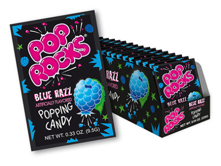 Pop Rocks Blue Razz, 0.33oz 24ct For Sale