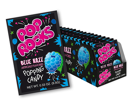 Pop Rocks Blue Razz, 0.33oz 24ct For Sale