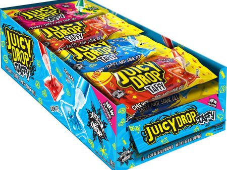 Topps Juicy Drop Taffy Variety, 2.36oz 16ct Cheap