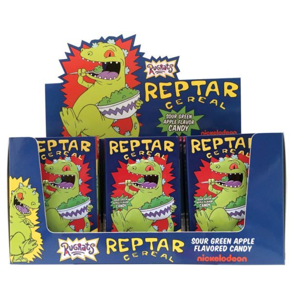 Rugrats Reptar Cereal Box Tin Candies, 1.2oz 12ct Discount