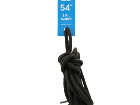 WHOLESALE SHOELACE ROUND BLACK 54 SOLD BY CASE Online Sale