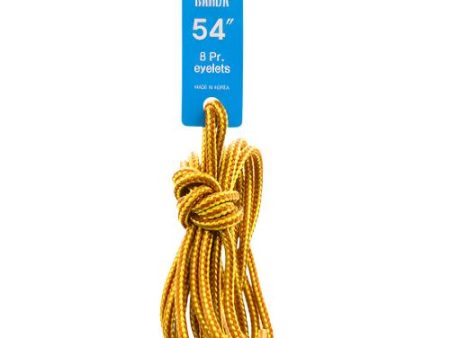 WHOLESALE SHOELACE ROUND TAN GOLD 54 SOLD BY CASE Supply