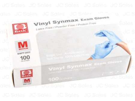 WHOLESALE MEDICAL GRADE VINYL GLOVES BLUE MEDIUM SOLD BY CASE Online now