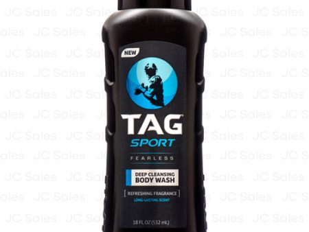 WHOLESALE TAG SPORT BODY WASH FEARLESS 18 OZ SOLD BY CASE Supply