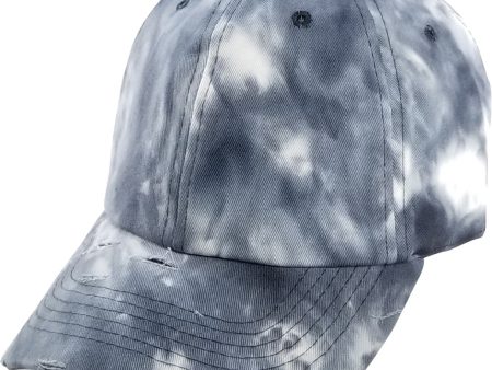 PB255 [BLACK] PLAIN TIE DYE VINTAGE COTTON DAD HAT Online Hot Sale