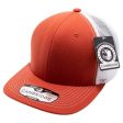 PB222-B.ORANGE-WHITE CAMBRIDGE TRUCKER HAT Online