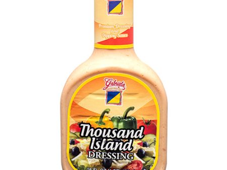 WHOLESALE THOUSAND ISLAND GABRIELA SALAD DRESSING 16Z *1Y SOLD BY CASE Online now