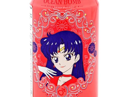 Sailormoon Anime Strawberry Flavor Soda Sparkling Water, 11.8oz 24ct Hot on Sale