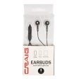 WHOLESALE EAR BUDS WITH MIC BLACK SOLD BY CASE Supply