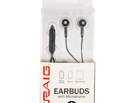 WHOLESALE EAR BUDS WITH MIC BLACK SOLD BY CASE Supply