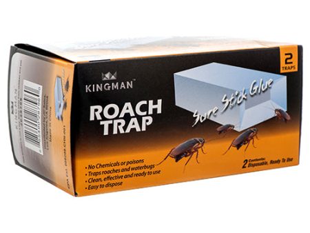 WHOLESALE KINGMAN ROACH TRAP 2 PK BOX TYPE SOLD BY CASE Discount