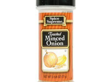 WHOLESALE SPICE SUPREME TOASTED MINCED ONION 2.625OZ #SPICESUPREME SOLD BY CASE Discount