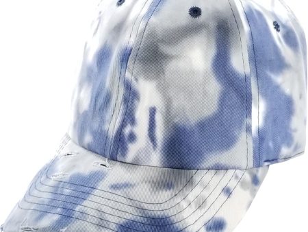 PB255 [NAVY GREY] PLAIN TIE DYE VINTAGE COTTON DAD HAT Online now