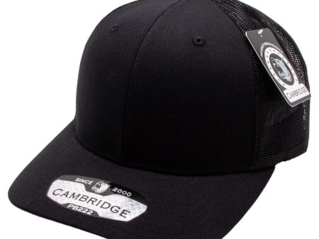 PB222-BLACK CAMBRIDGE TRUCKER HAT Online