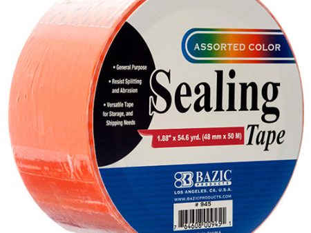 WHOLESALE BAZIC PACKING TAPE ASST CLR 1.88 X 54.6YD SOLD BY CASE Online