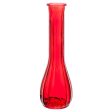 WHOLESALE GLASS VASE 9 RED CLR #BD227-RD SOLD BY CASE Supply