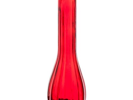 WHOLESALE GLASS VASE 9 RED CLR #BD227-RD SOLD BY CASE Supply