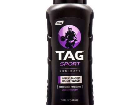 WHOLESALE TAG SPORT BODY WASH DOMINATE 18 OZ SOLD BY CASE Fashion