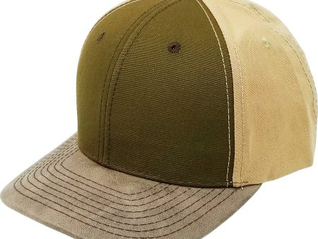 HC2024 [OLIVE TAN] PLAIN OXFORD PU VISOR HAT For Discount